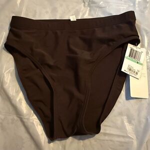 Women’s Tropical Honey Size 8 Brown Swim Bikini Bottom NWT